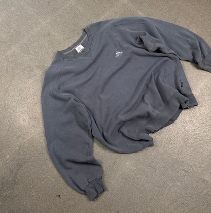 Adidas Embroidered Logo Sweatshirt — L — 2002