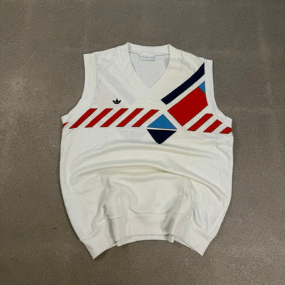 Adidas Ivan Lendl Tennis Sleeveless Sweater — 50 / L — 1980s