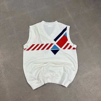 Adidas Ivan Lendl Tennis Sleeveless Sweater — 50 / L — 1980s