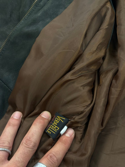 VERA PELLE — Vintage Leather Design Jacket M