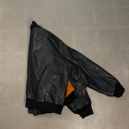 Bom Boogie Sky Leather Jacket — Size XL — Late 1980s / Early 1990s