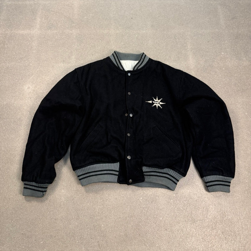 Theory Wool Varsity Bomber M