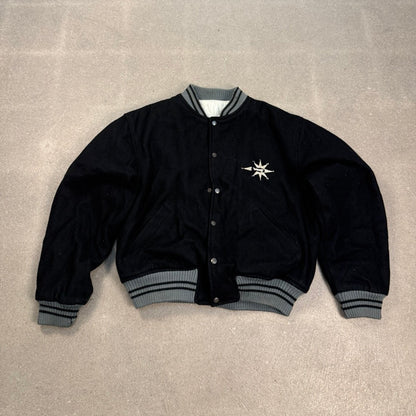 Theory Wool Varsity Bomber M