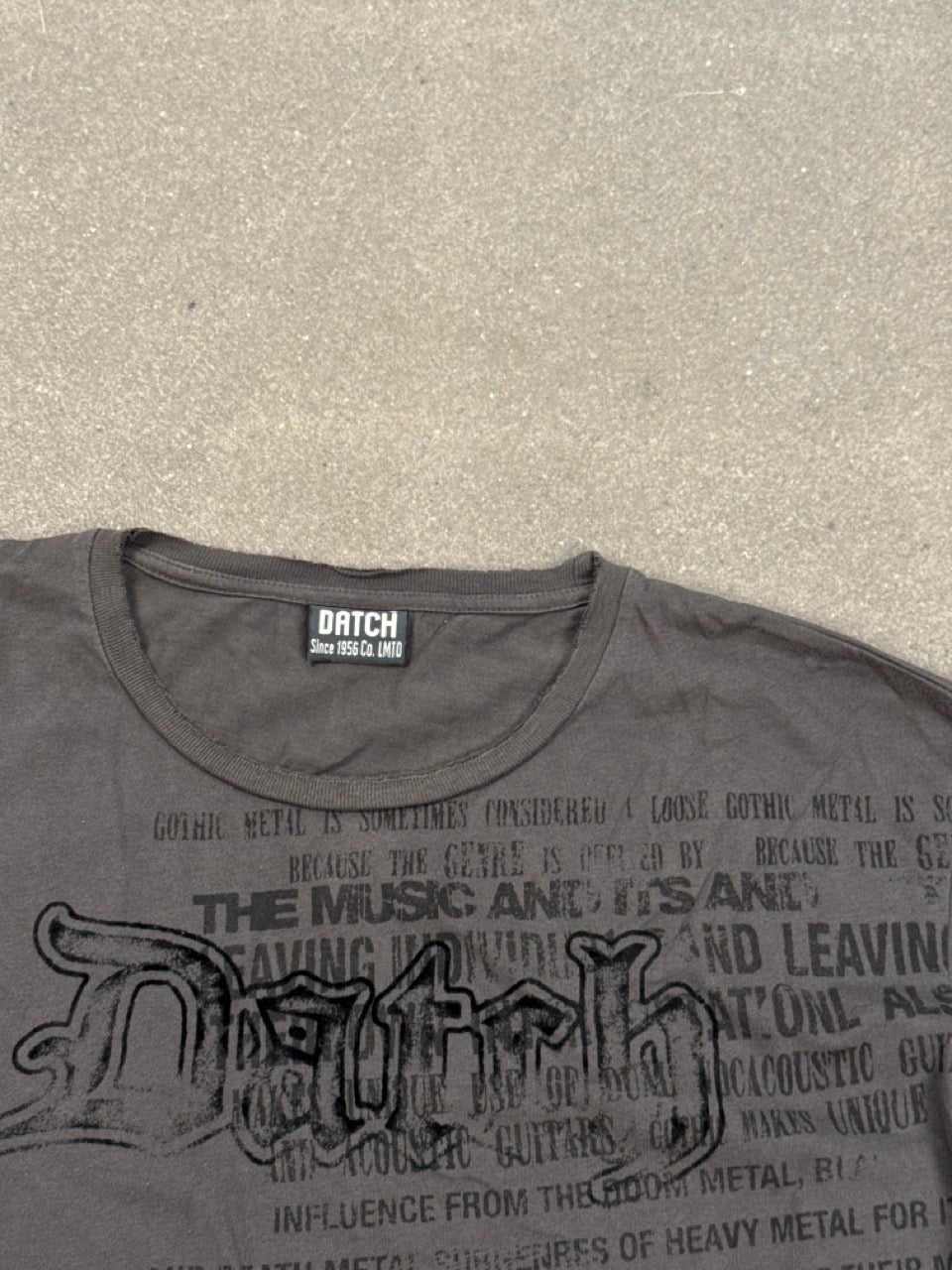 Datch Gothic Metal Longsleeve — XXL — 2010/11