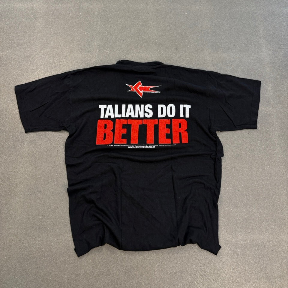 ICW Italian Championship Wrestling T-Shirt — Size M