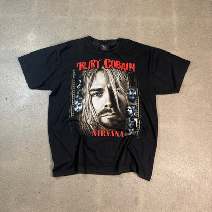 Kurt Cobain Nirvana Graphic T-Shirt — XL — 1990s/2000s