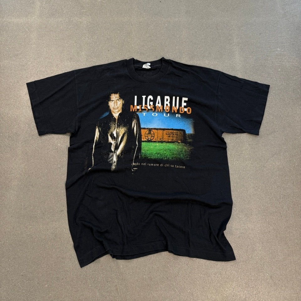 Ligabue Miss Mondo Tour T-Shirt Single Stitch — XL — 1999