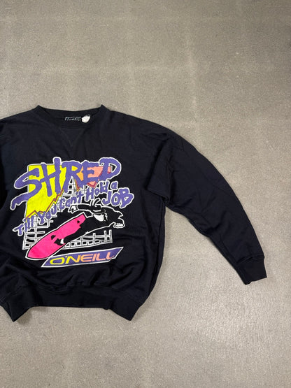 O’Neill Shred Graphic Sweatshirt — M — 1990s