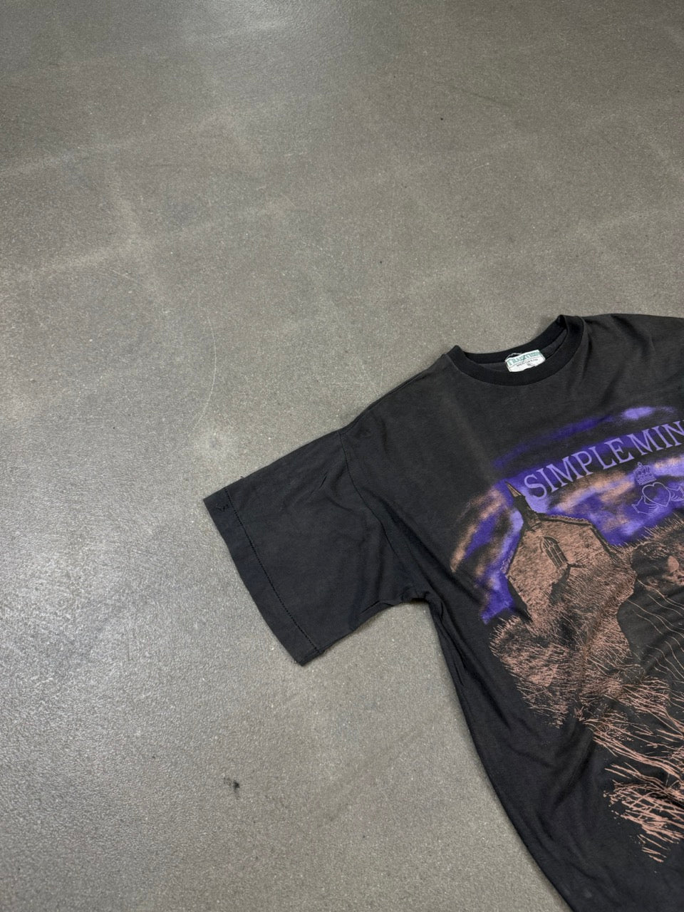 Simple Minds Street Fighting Years T-Shirt — XL — 1989