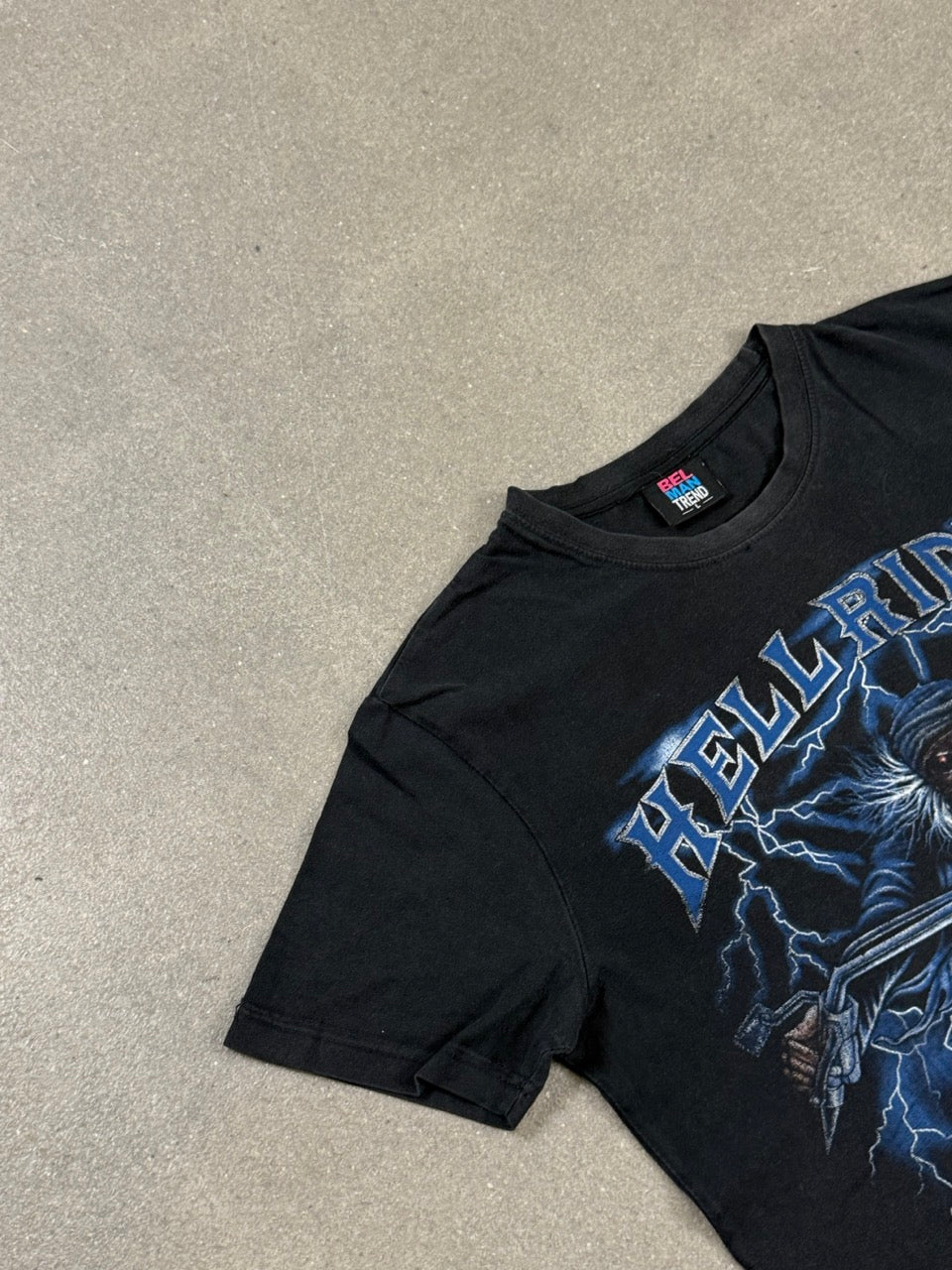 Vintage Hell Rider Graphic T-Shirt - Size L